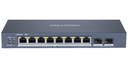 Hikvision DS-3E1510P-SI 8 Port Gigabit 2 Port SFP 110W Yönetilebilir POE Switch