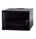 Ezcool 7U 500x400 Demonte SOHO Kabinet 19" Rack Duvar Tipi Network Kabini Temperli Cam Kapak