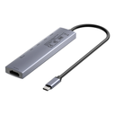 Unitek H1124AGY01 UHub S7 Pro 7-in-1 USB-C Hub 5Gbps HDMI USB 3.0 Gigabit Ethernet SD/TF Kart Okuyucu