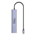 Unitek H1335AGY01-EU uHUB S7+ 7-in-1 USB-C Hub 10Gbps 3x USB-C 4x USB-A Alüminyum Kasa