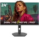 GamePower Lunis L25 24" FHD Fast IPS 240Hz 0.5ms HDR400 FreeSync G-Sync Uyumlu RGB Pivot Gaming Monitör