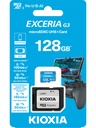 Kioxia Exceria G3 LMEX3L128GG2 Class 10 UHS-I U3 A2 V30 128 GB Micro SD Kart