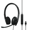 Sennheiser Adapt 160 USB II Kablolu Çağrı Merkezi Kulaklığı, Siyah